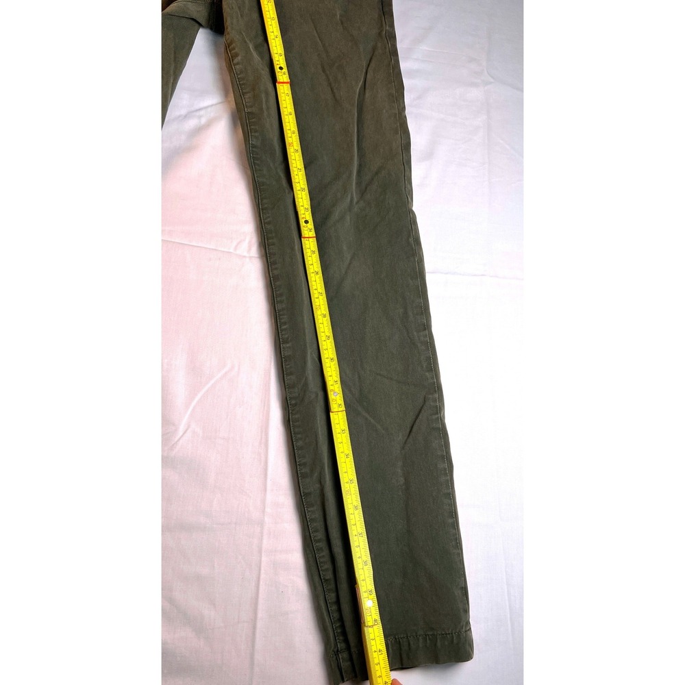 American Eagle Chino Pants Womens 16 Olive Green Good 360 Extreme Flex Slim - Picture 9 of 12